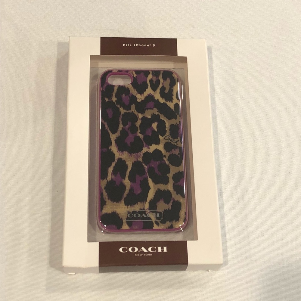 NWT coach iPhone case
